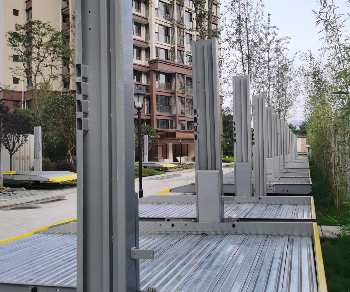 兴仁市俯仰式立体车库改造