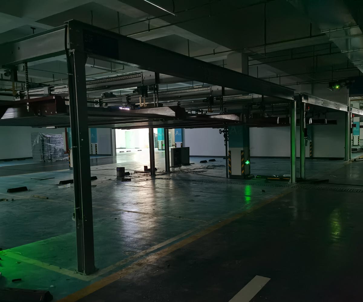 双层升降式机械停车库