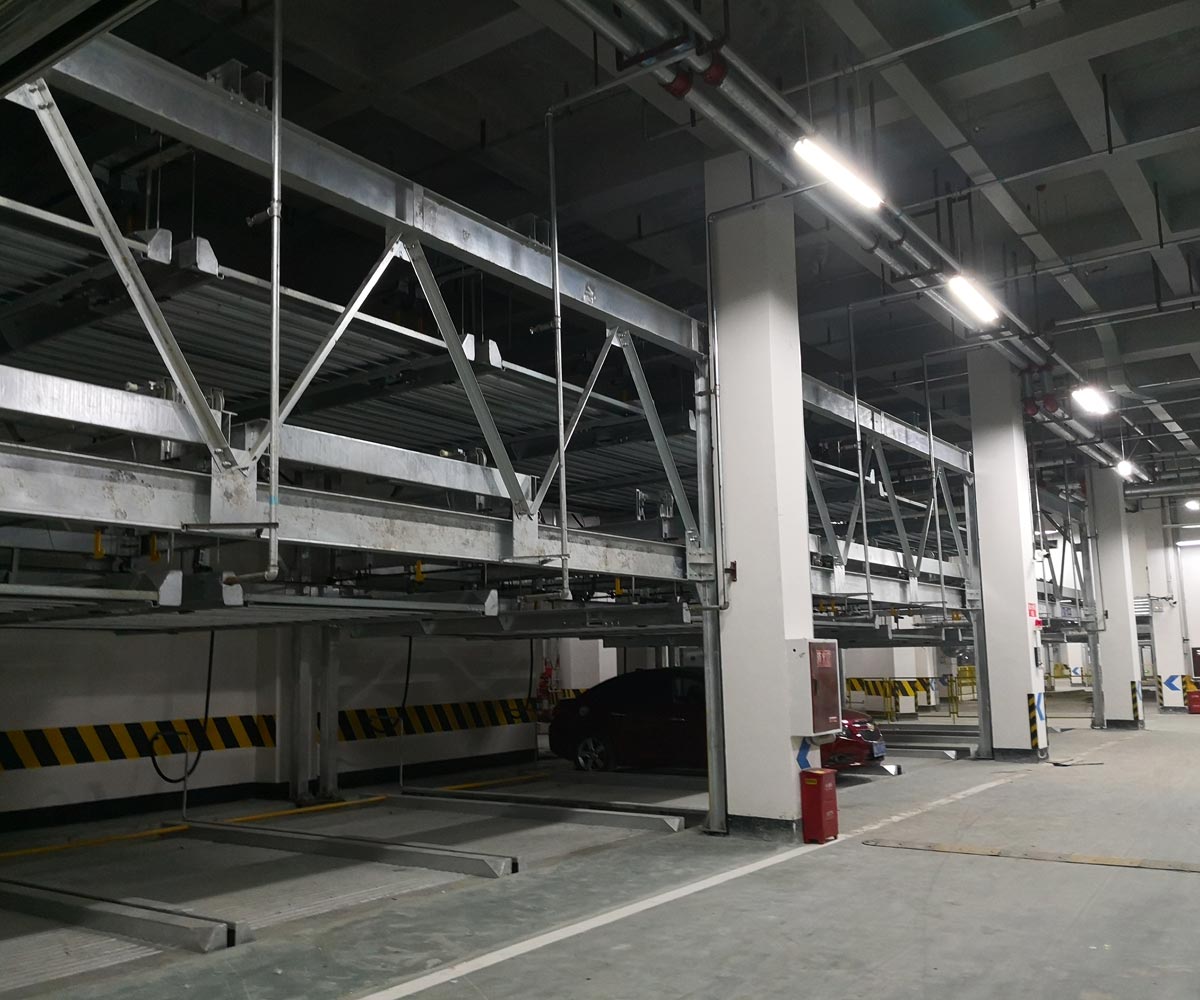 雅安市PSH5五层升降横移立体车库设备